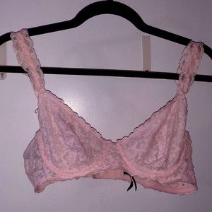 aerie happy unlined lace bra - 36B